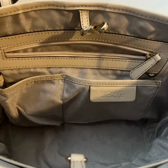 Authentic Michael Kors Brown and Cream Tote Bag - Picture 8 of 10